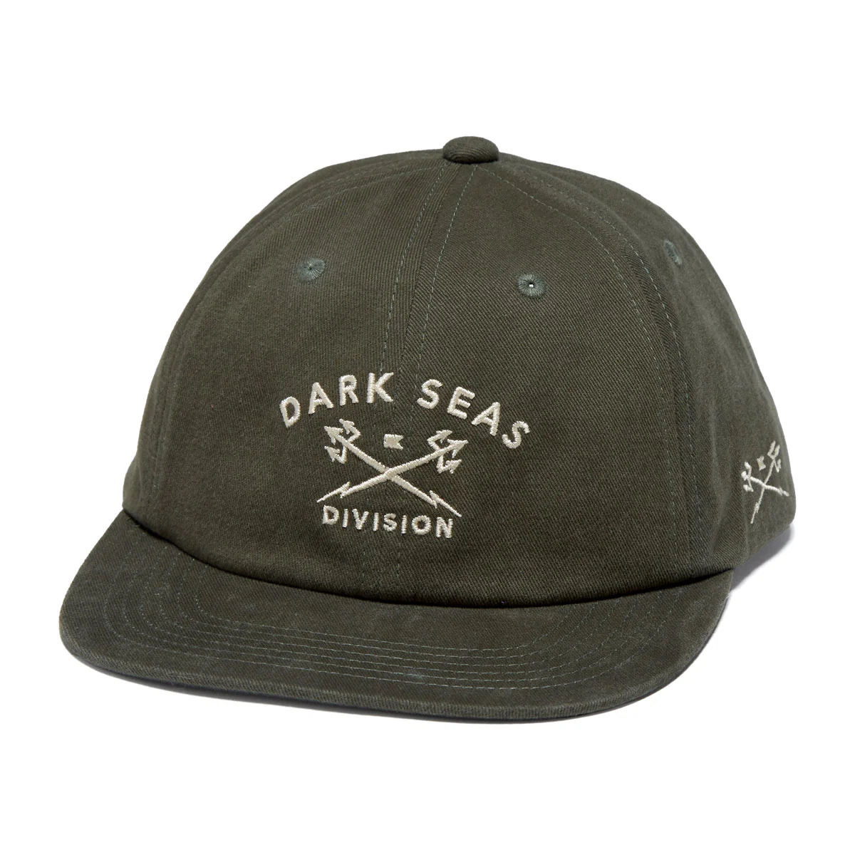 Dark Seas Tridents Low Pro Hat - Olive