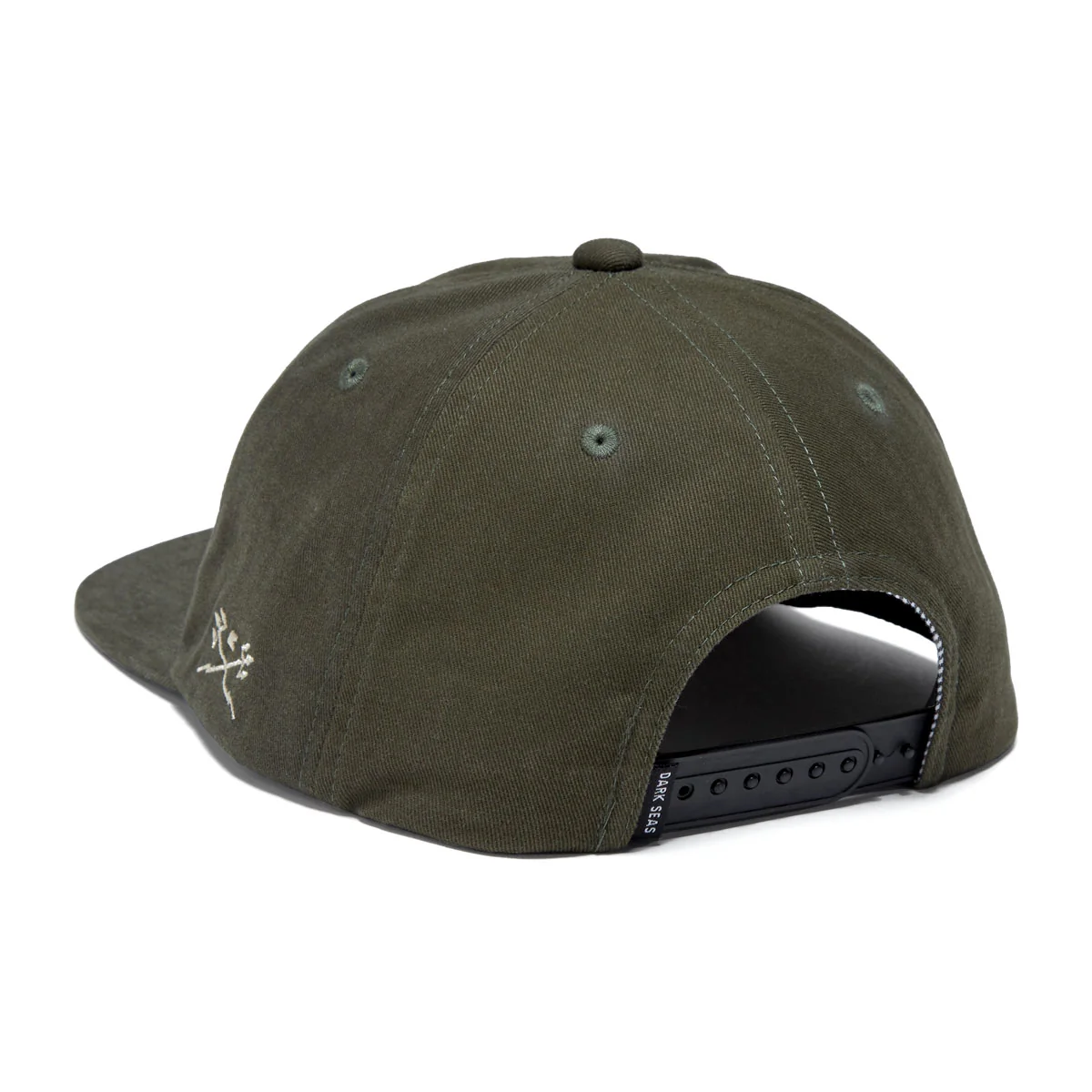 Dark Seas Tridents Low Pro Hat - Olive - Image 2