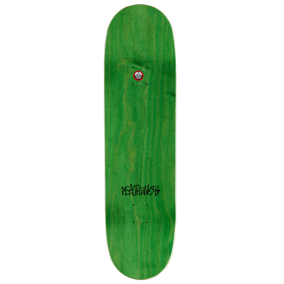 Deathwish Deathspray Skateboard Deck - Black/White - 8.75" - Image 2