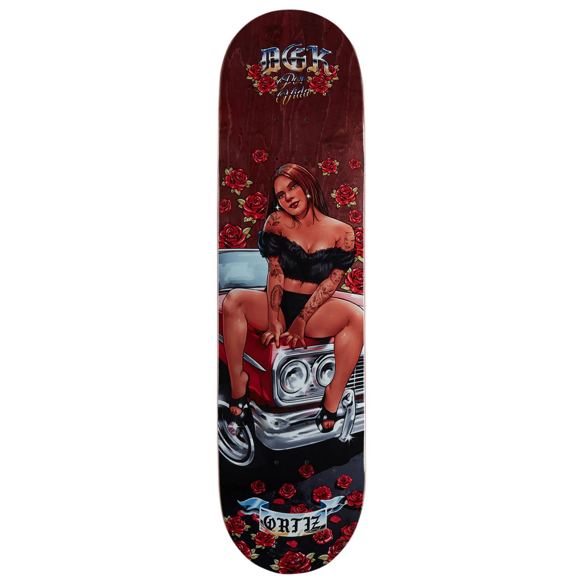 DGK Around The Way Ortiz Skateboard Deck - 8.10"