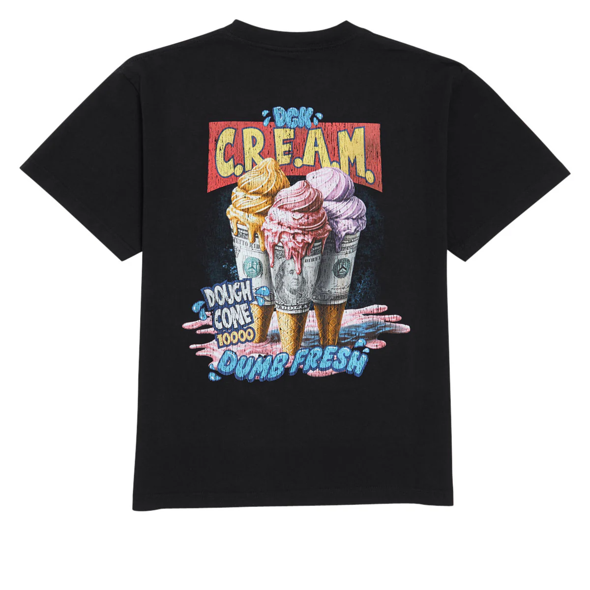 DGK Dough Cone Boxy T-Shirt - Black - Image 2