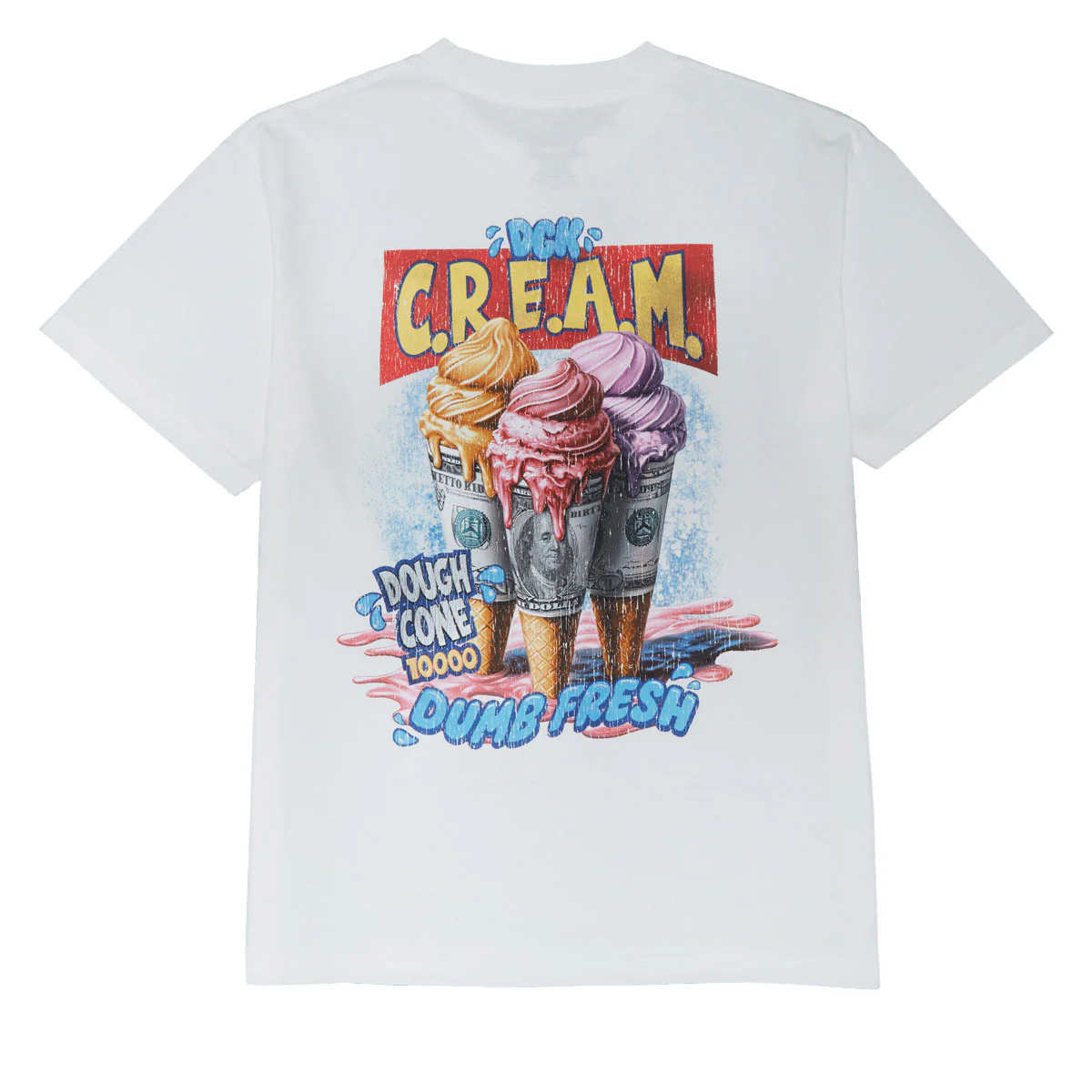 DGK Dough Cone Boxy T-Shirt - White - Image 2
