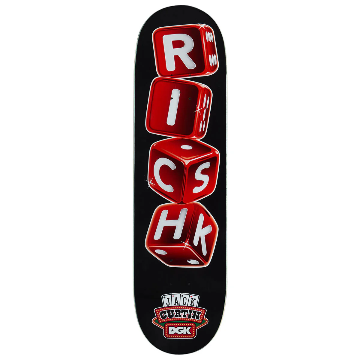 DGK Risk Curtin Skateboard Deck - 8.38"