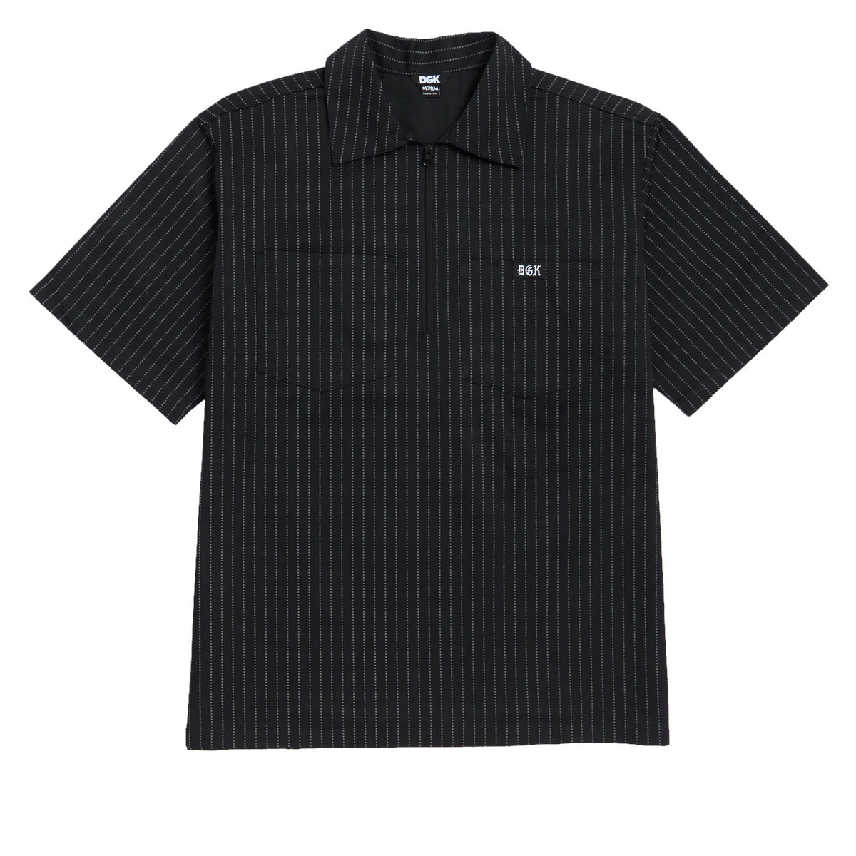 DGK Sagrado Work Shirt - Black Pinstripe
