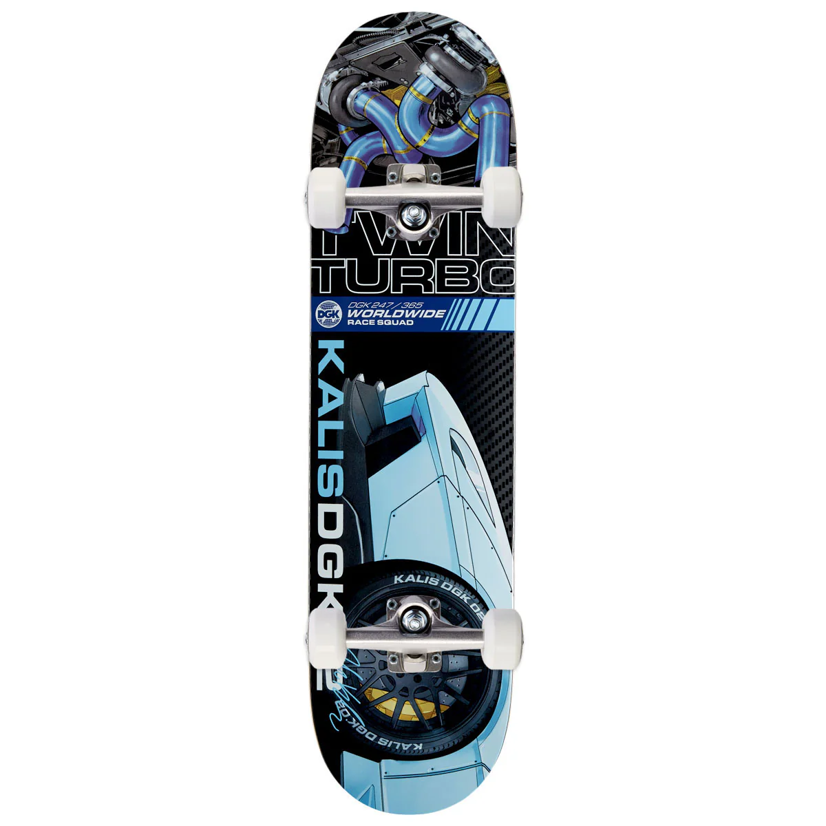 DGK Twin Turbo Kalis Skateboard Complete - 8.06"