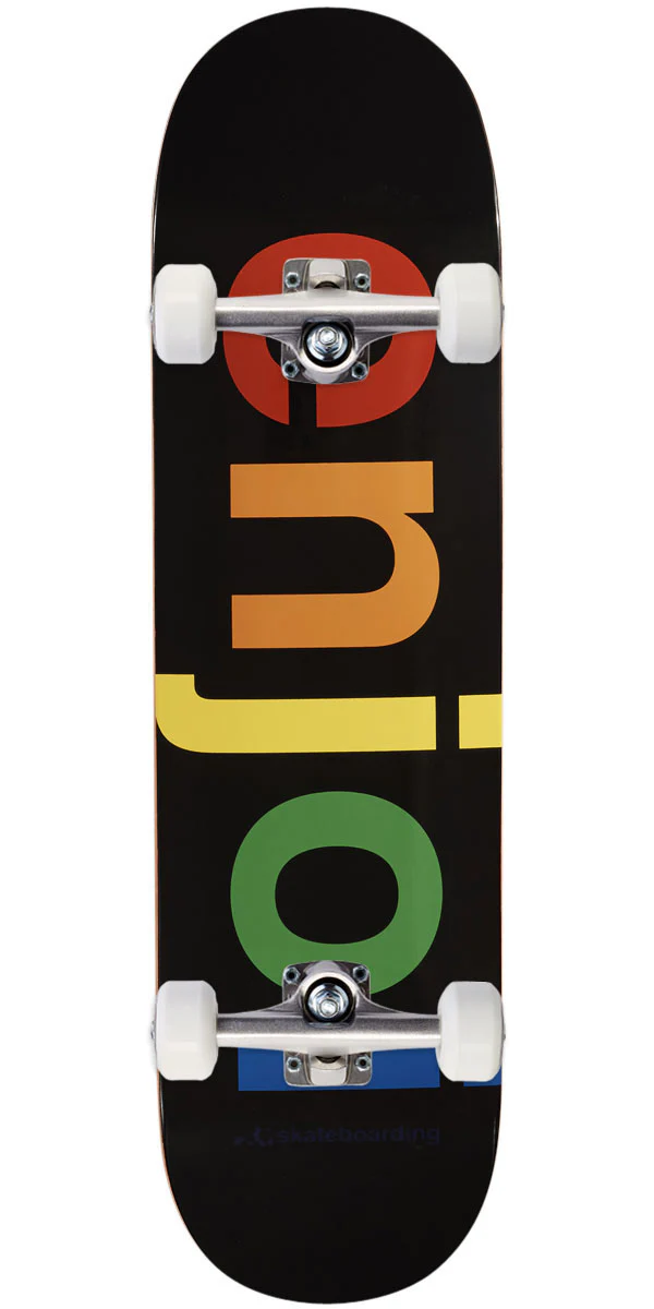 Enjoi Spectrum R7 Skateboard Complete - Black - 8.50"
