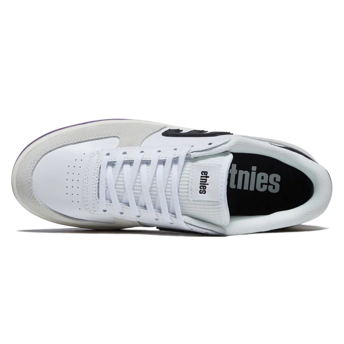 Etnies Emerson Shoes - White/Purple - Image 3
