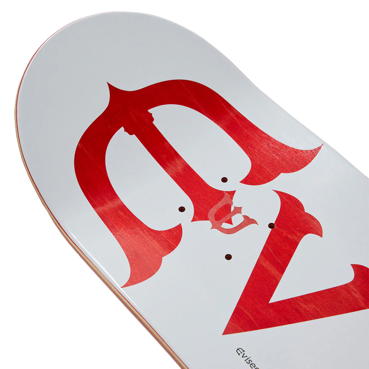 Evisen Evi-Logo Skateboard Deck - Red - 8.50" - Image 4