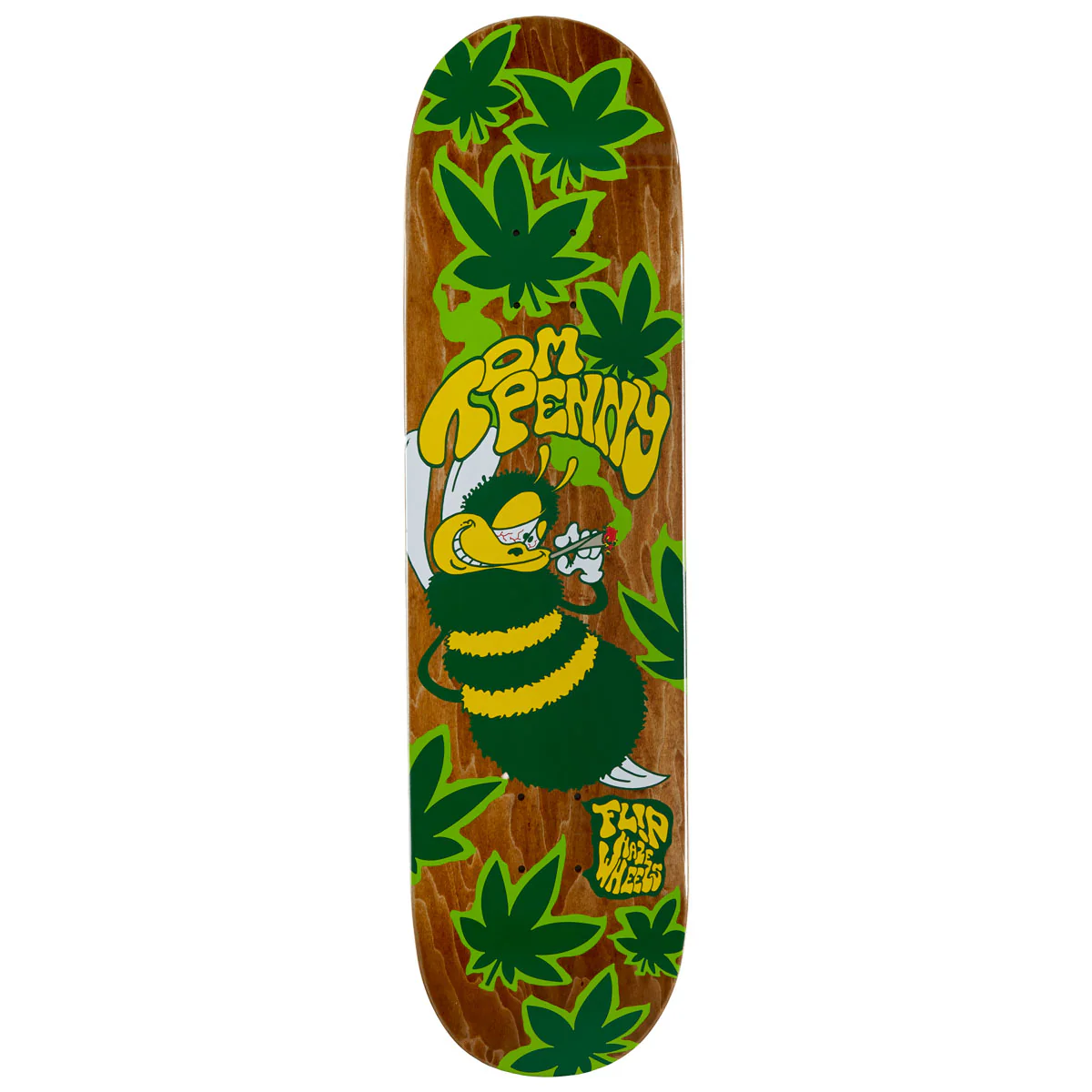 Flip High in a Haze Skateboard Deck - Green - 8.25"
