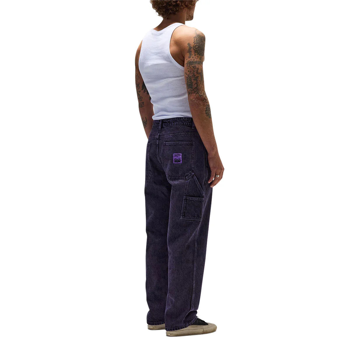 Former Distend Denim Jeans - Washed Purple - Image 3