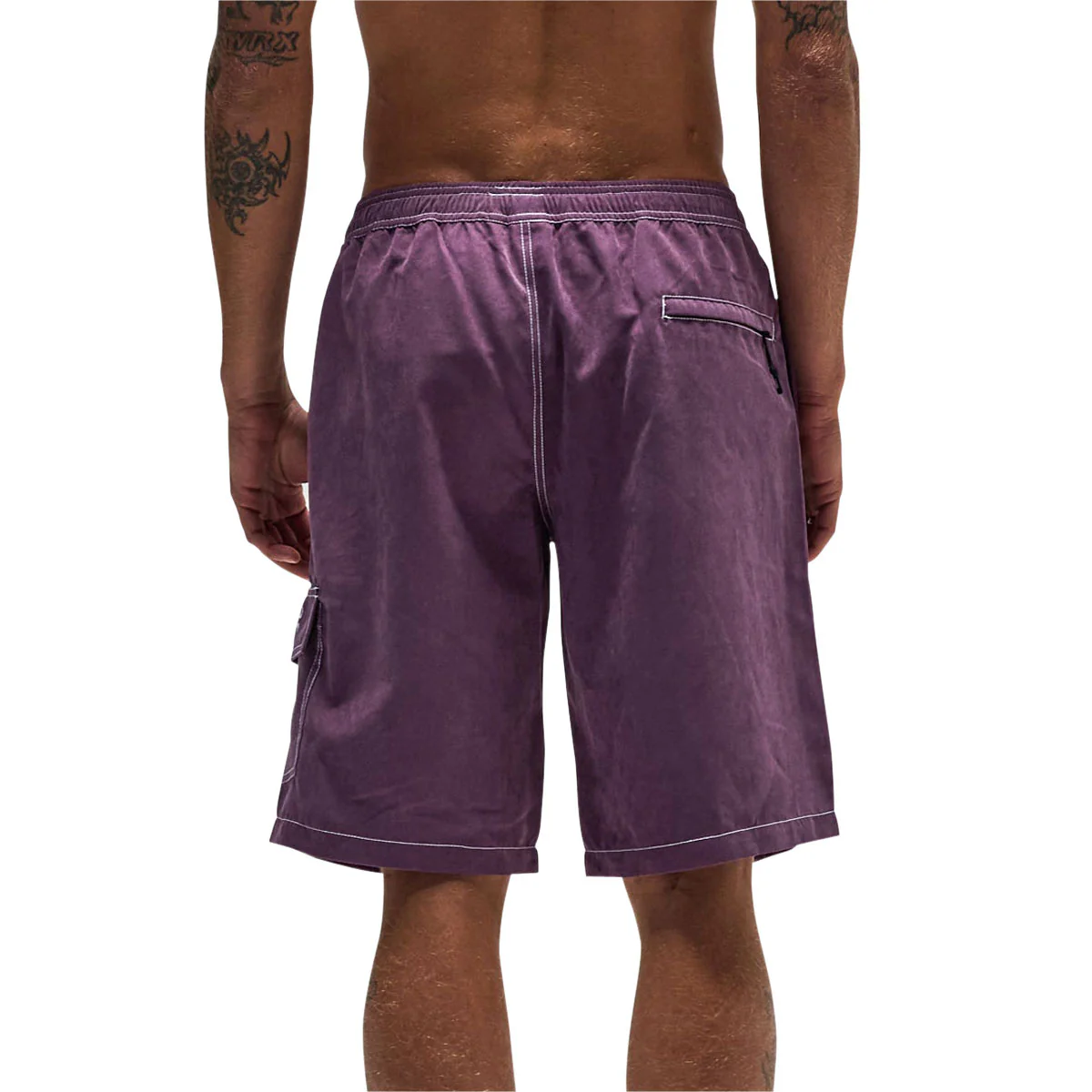 Former Swans Cargo 21 Boardshorts - Washed Purple - Image 5