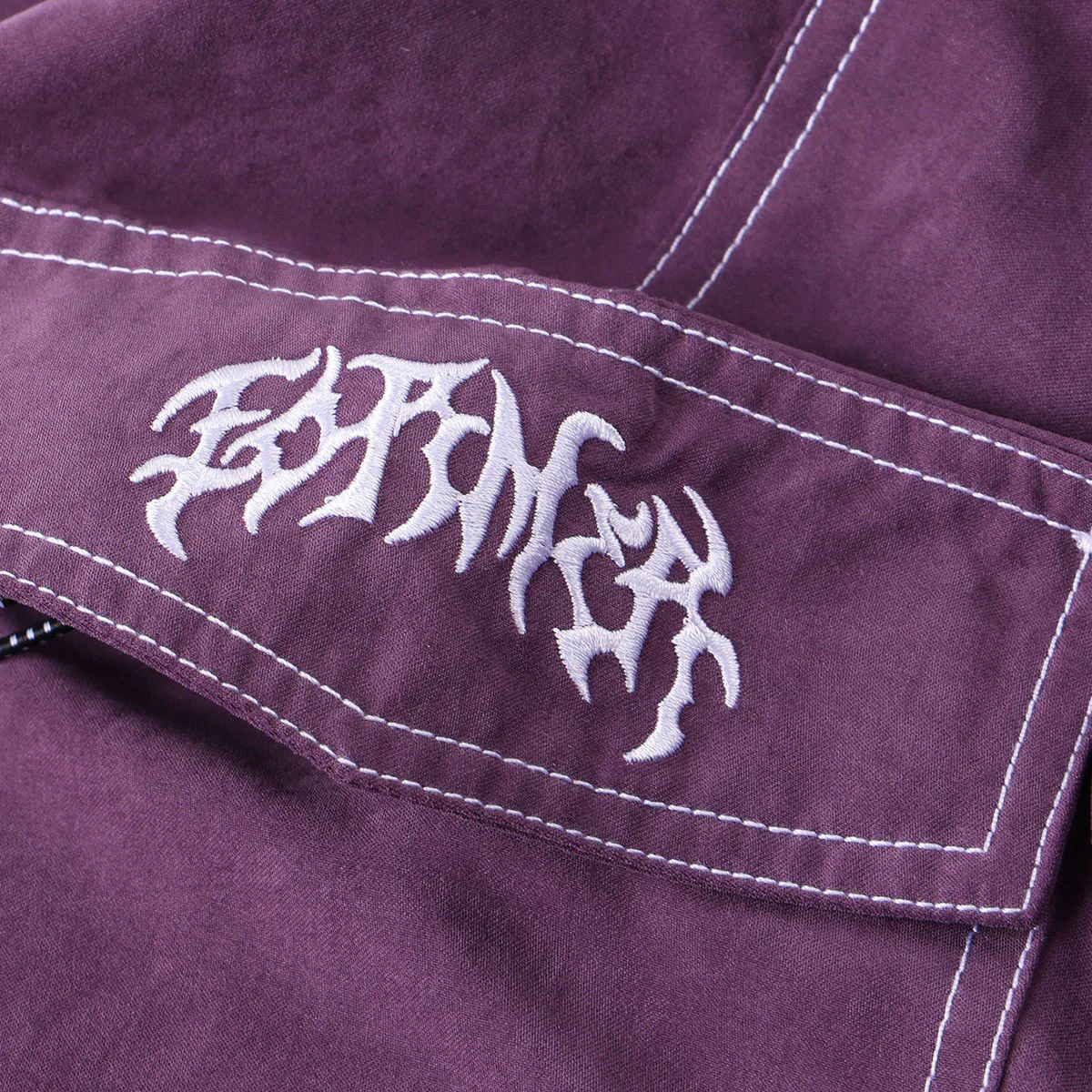 Former Swans Cargo 21 Boardshorts - Washed Purple - Image 6
