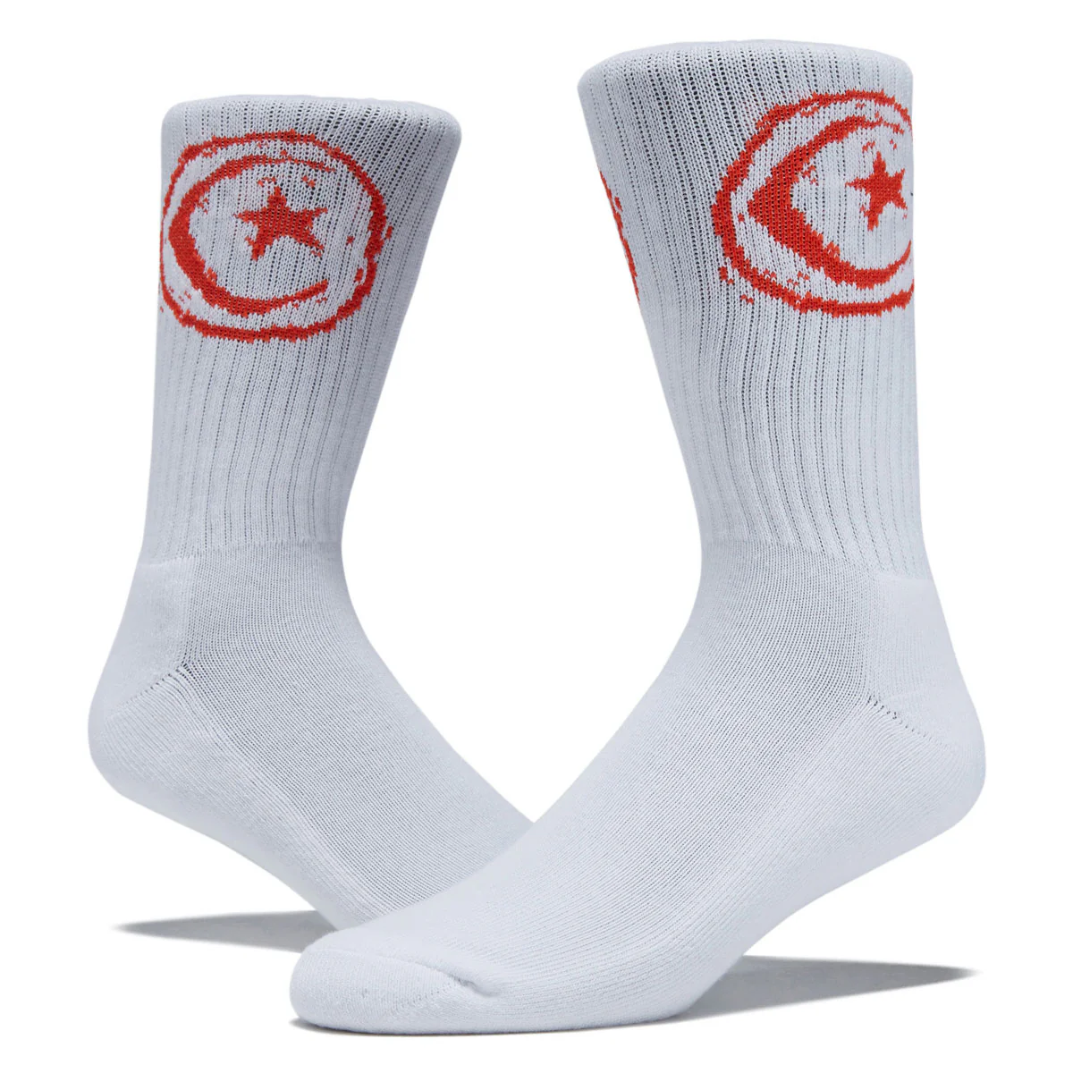 Foundation Star & Moon Socks - White - Image 2