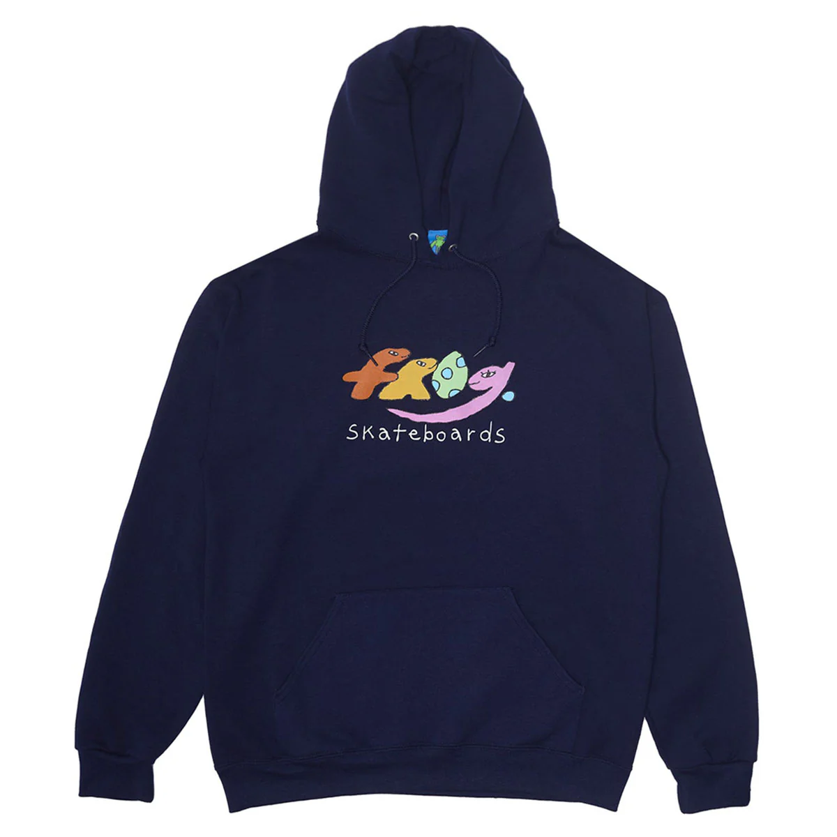Frog Dino Logo Hoodie - Navy