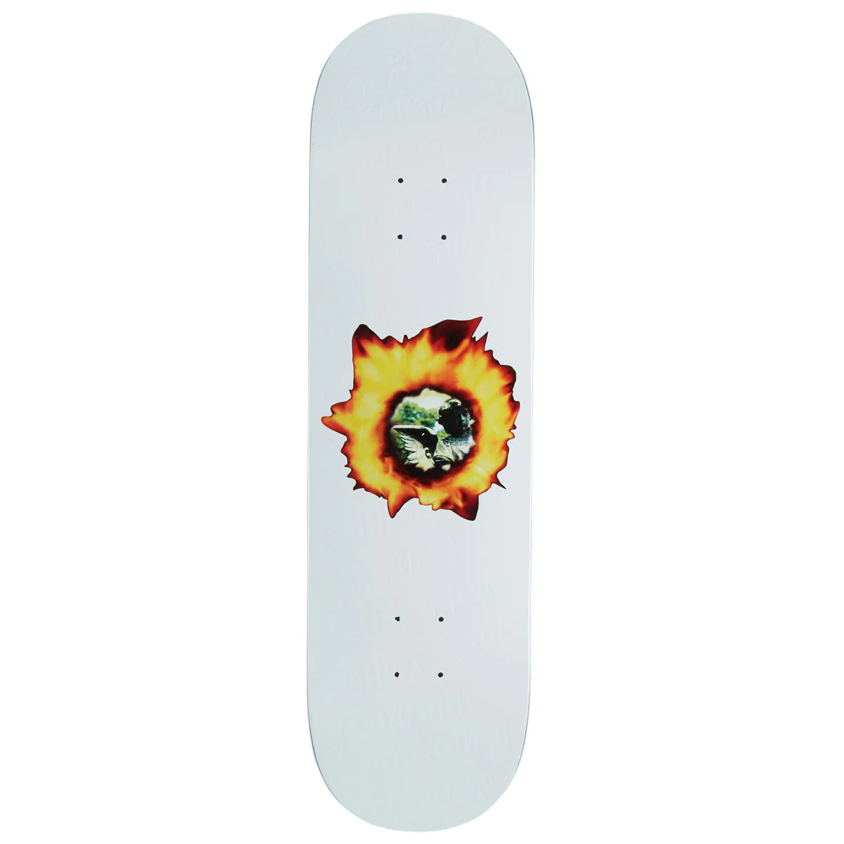 Fucking Awesome Angel Burn Skateboard Deck - White - 8.38"