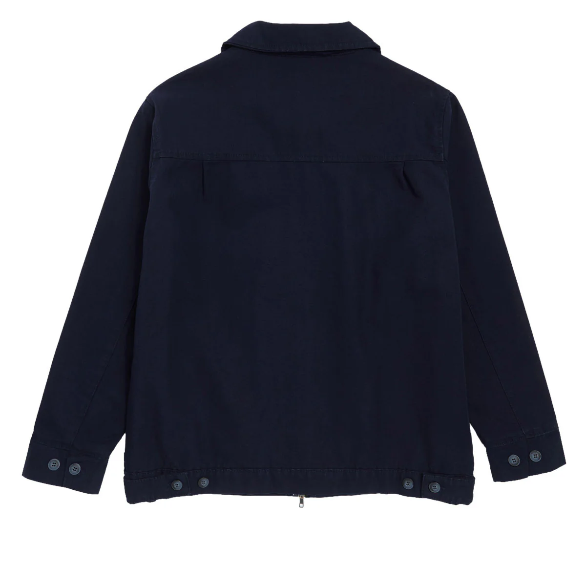 Fucking Awesome Double Zip Long Sleeve Work Shirt - Dark Blue - Image 2