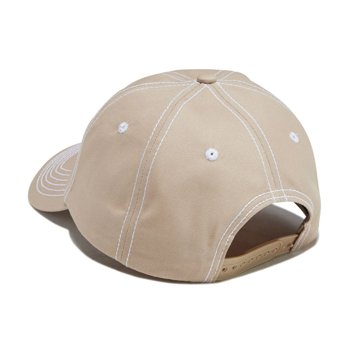 Fucking Awesome Seduction Contrast Stitch 6 Panel Hat - Khaki - Image 5