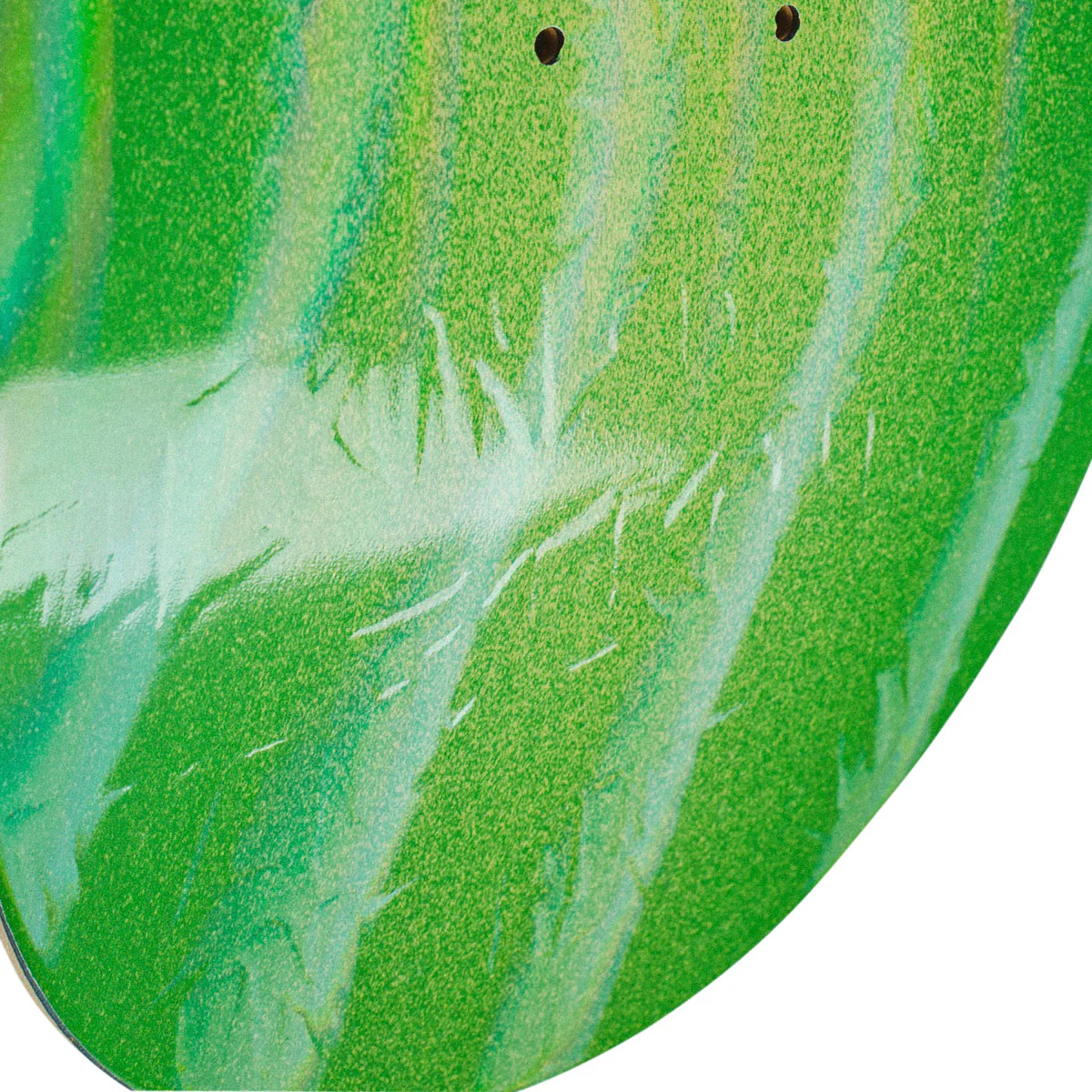 Fucking Awesome Stamp Embossed Shape 1 Skateboard Complete - Neon Green - 8.25" - Image 4