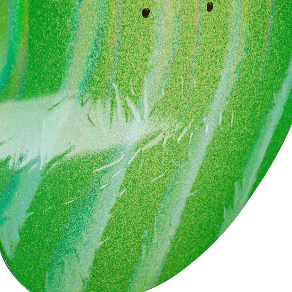 Fucking Awesome Stamp Embossed Shape 1 Skateboard Complete - Neon Green - 8.38" - Image 4