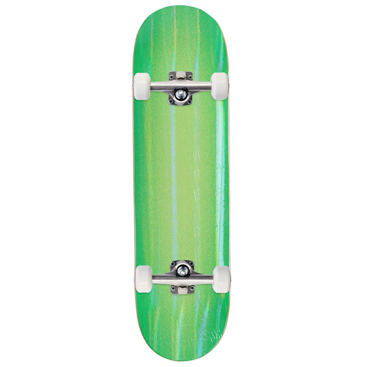 Fucking Awesome Stamp Embossed Shape 1 Skateboard Complete - Neon Green - 8.44"