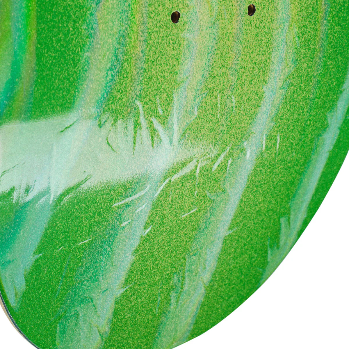 Fucking Awesome Stamp Embossed Shape 1 Skateboard Complete - Neon Green - 8.44" - Image 4