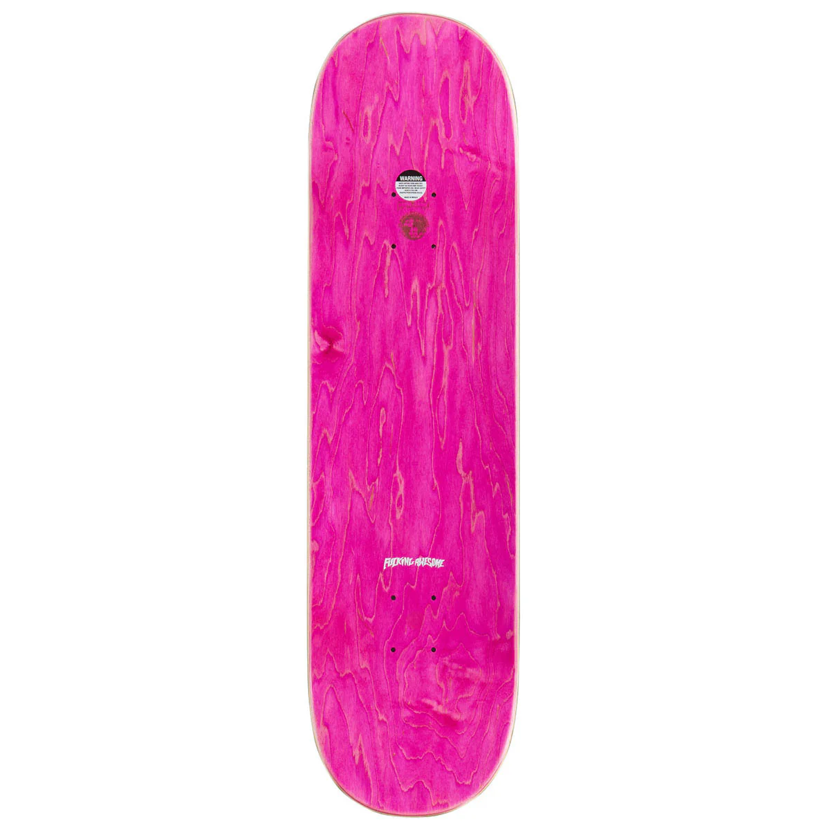 Fucking Awesome Stamp Embossed Shape 1 Skateboard Complete - Neon Green - 8.50" - Image 2