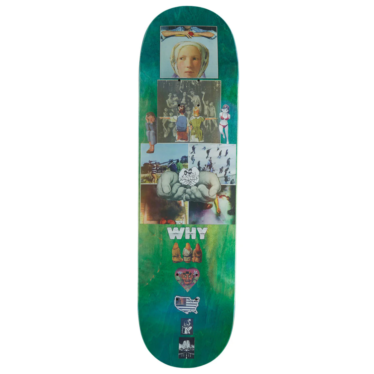 Fucking Awesome Store Collage Skateboard Deck - Gradient - 8.25"
