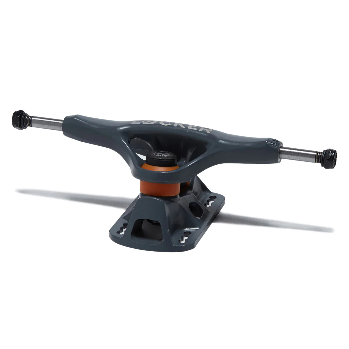 Grind King Locker Skateboard Trucks - Battleship Grey - 8.50" - Image 2
