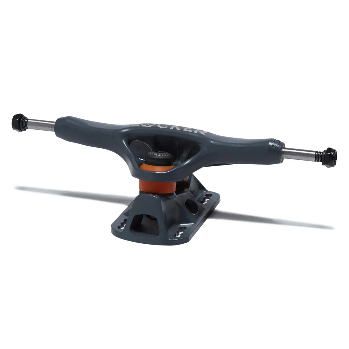 Grind King Locker Skateboard Trucks - Battleship Grey - 9.25" - Image 2