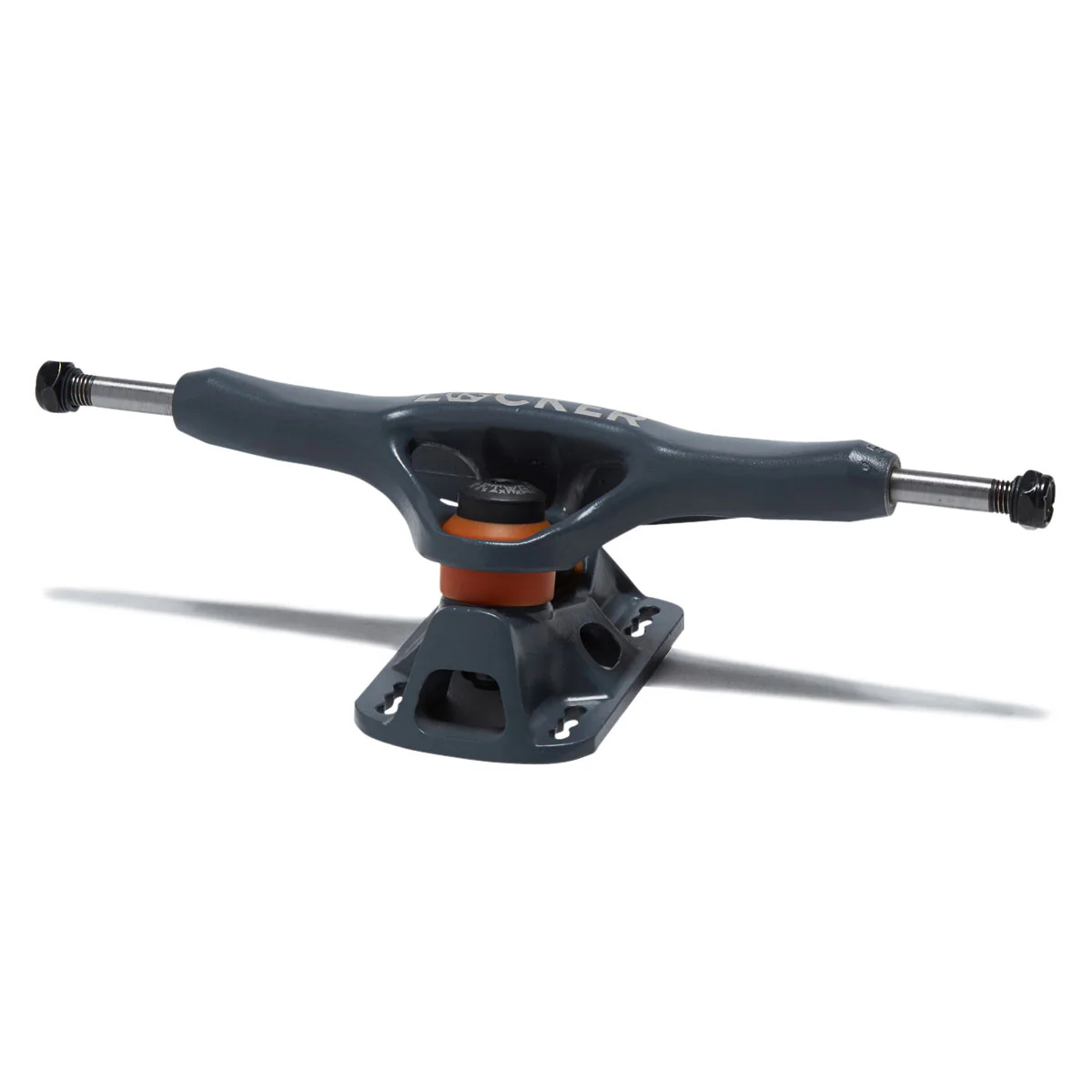 Grind King Locker Skateboard Trucks - Battleship Grey - 9.50" - Image 2
