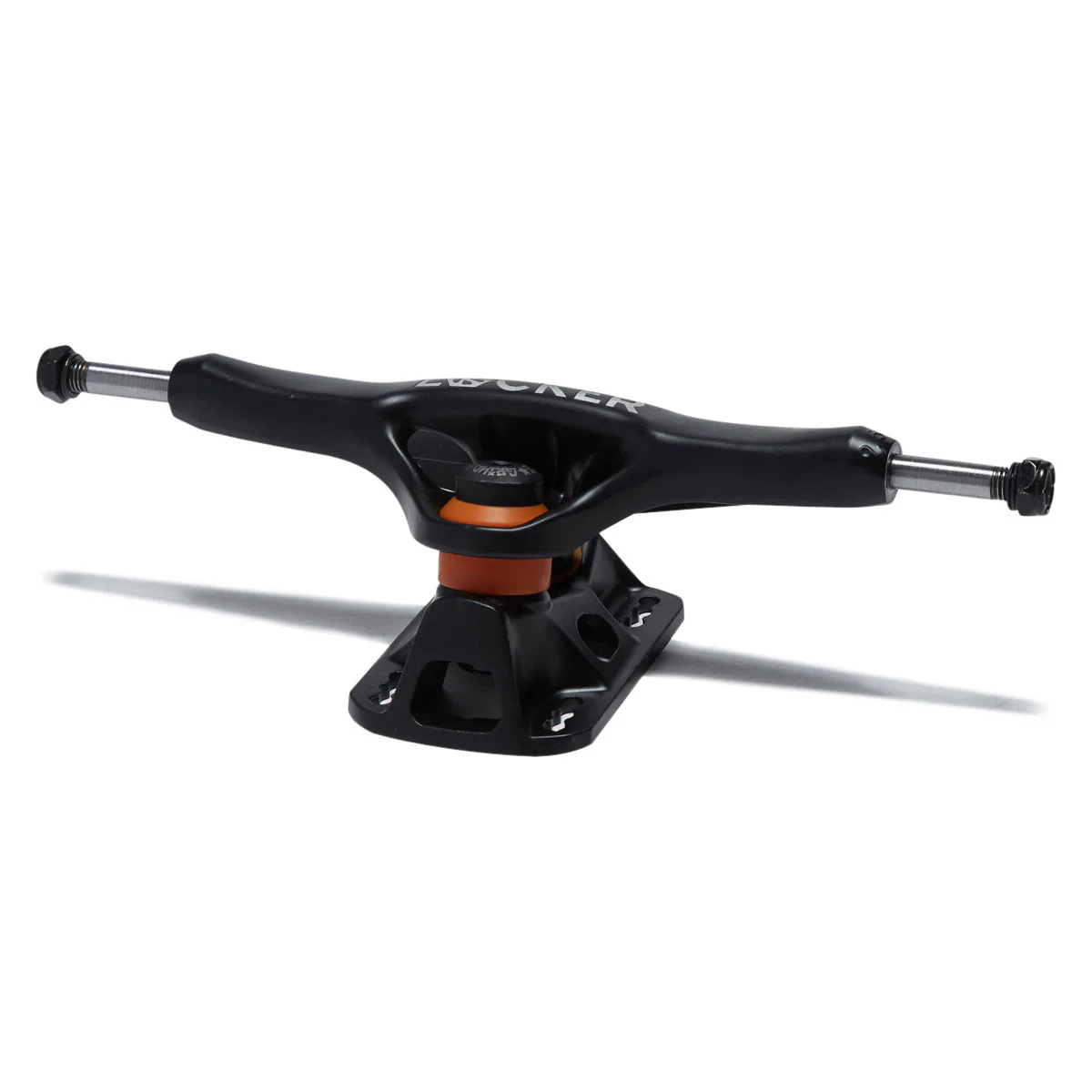 Grind King Locker Skateboard Trucks - Flat Black - 9.50" - Image 2