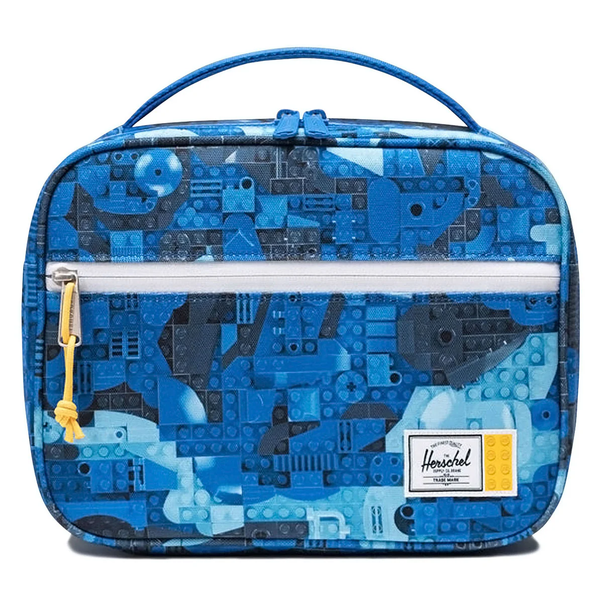 Herschel Supply x LEGO Little Pop Quiz Lunch Box - Abstract Bricks Blue