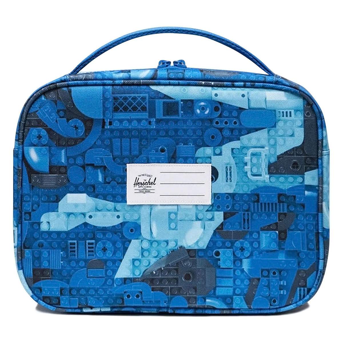 Herschel Supply x LEGO Little Pop Quiz Lunch Box - Abstract Bricks Blue - Image 2