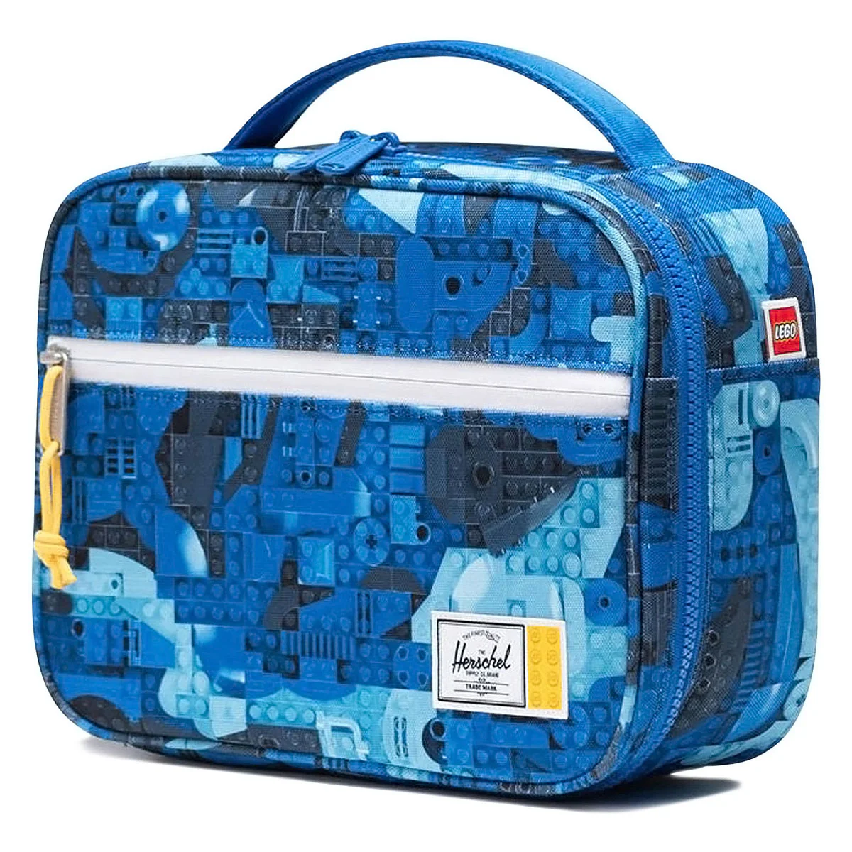 Herschel Supply x LEGO Little Pop Quiz Lunch Box - Abstract Bricks Blue - Image 4