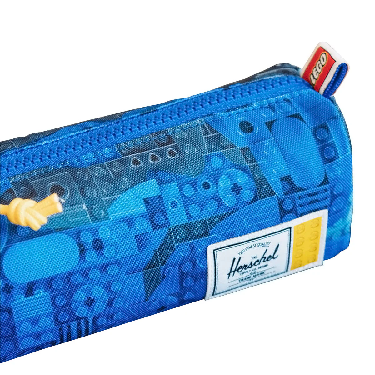Herschel Supply x LEGO Little Settlement Pencil Case - Abstract Bricks Blue - Image 3