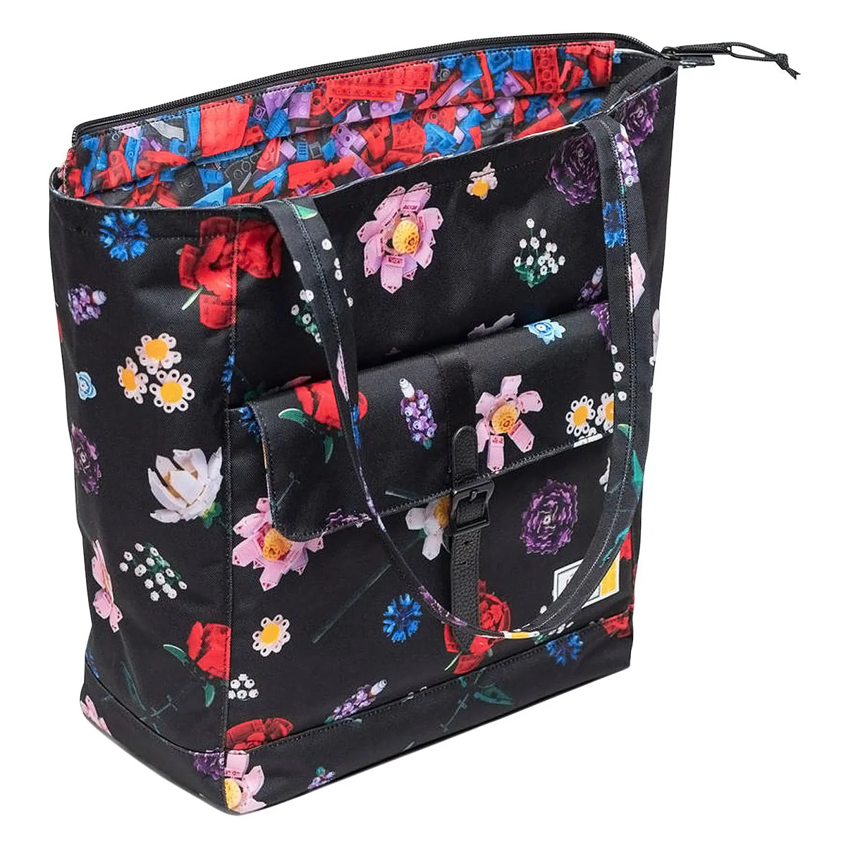 Herschel Supply x LEGO Retreat Tote Bag - Falling Florals - Image 3
