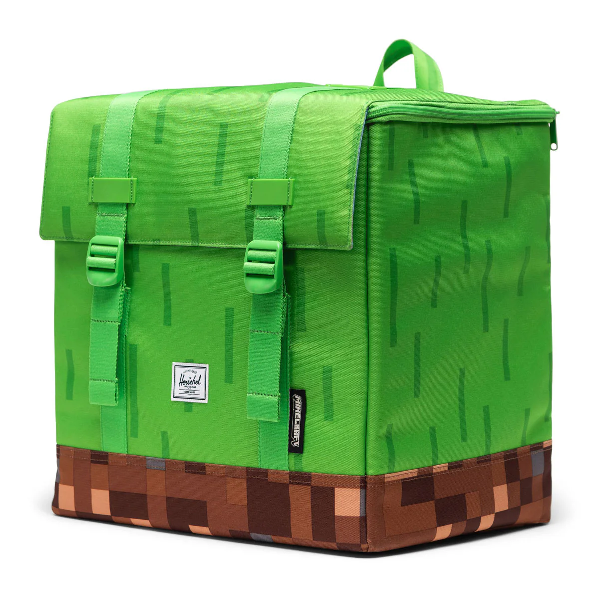 Herschel Supply x Minecraft Cube Backpack - Grass Block - Image 2