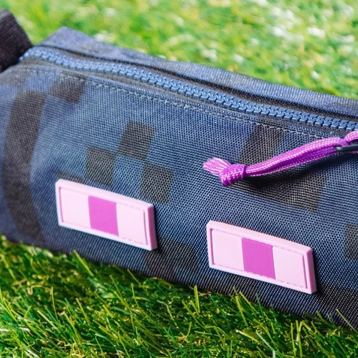 Herschel Supply x Minecraft Settlement Little Pencil Case - Enderman - Image 4