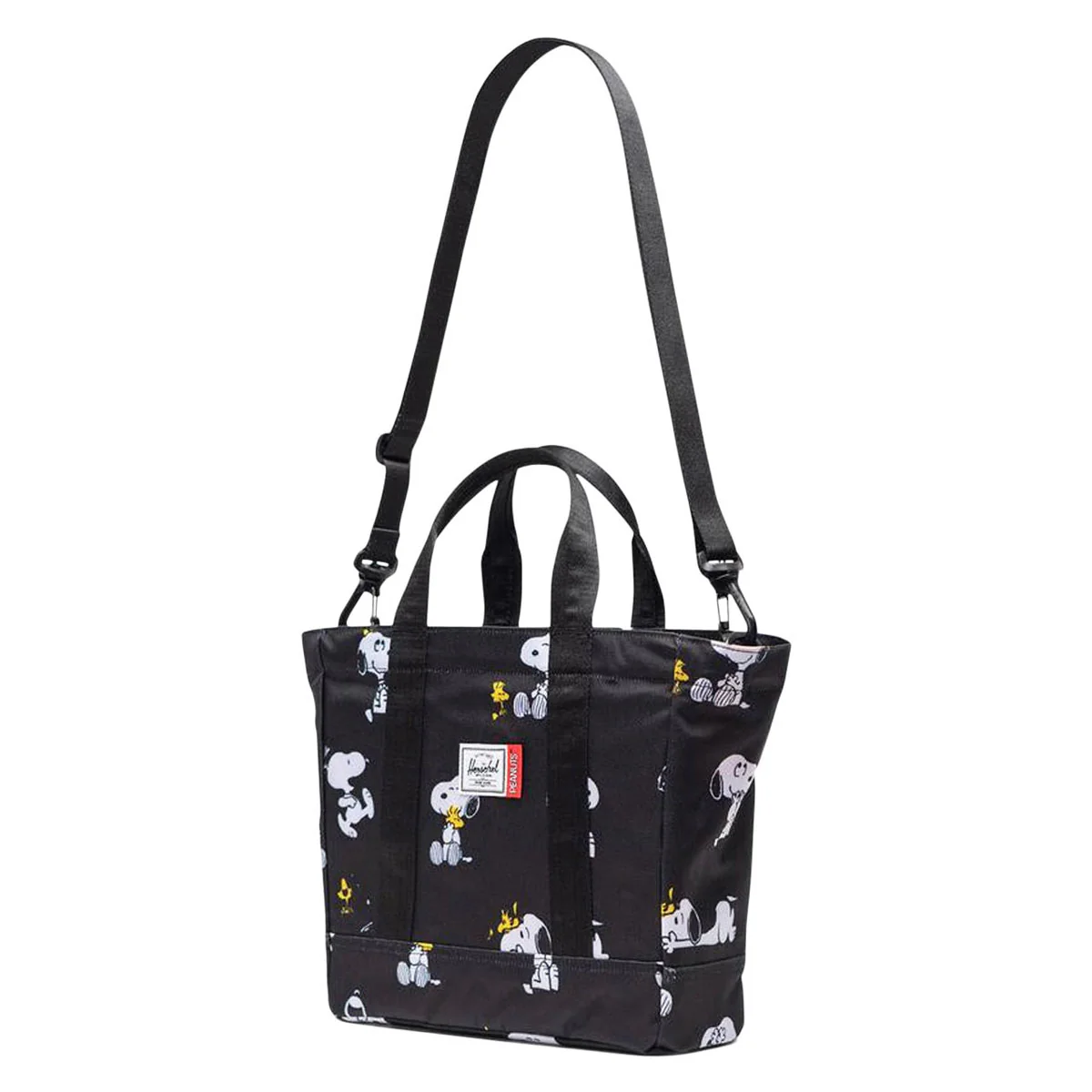 Herschel Supply x Peanuts Heritage Small Tote Bag - Snoopy And Woodstock Black - Image 3