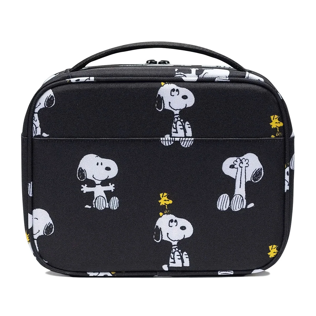 Herschel Supply x Peanuts Pop Quiz Lunch Box - Snoopy And Woodstock Black - Image 2