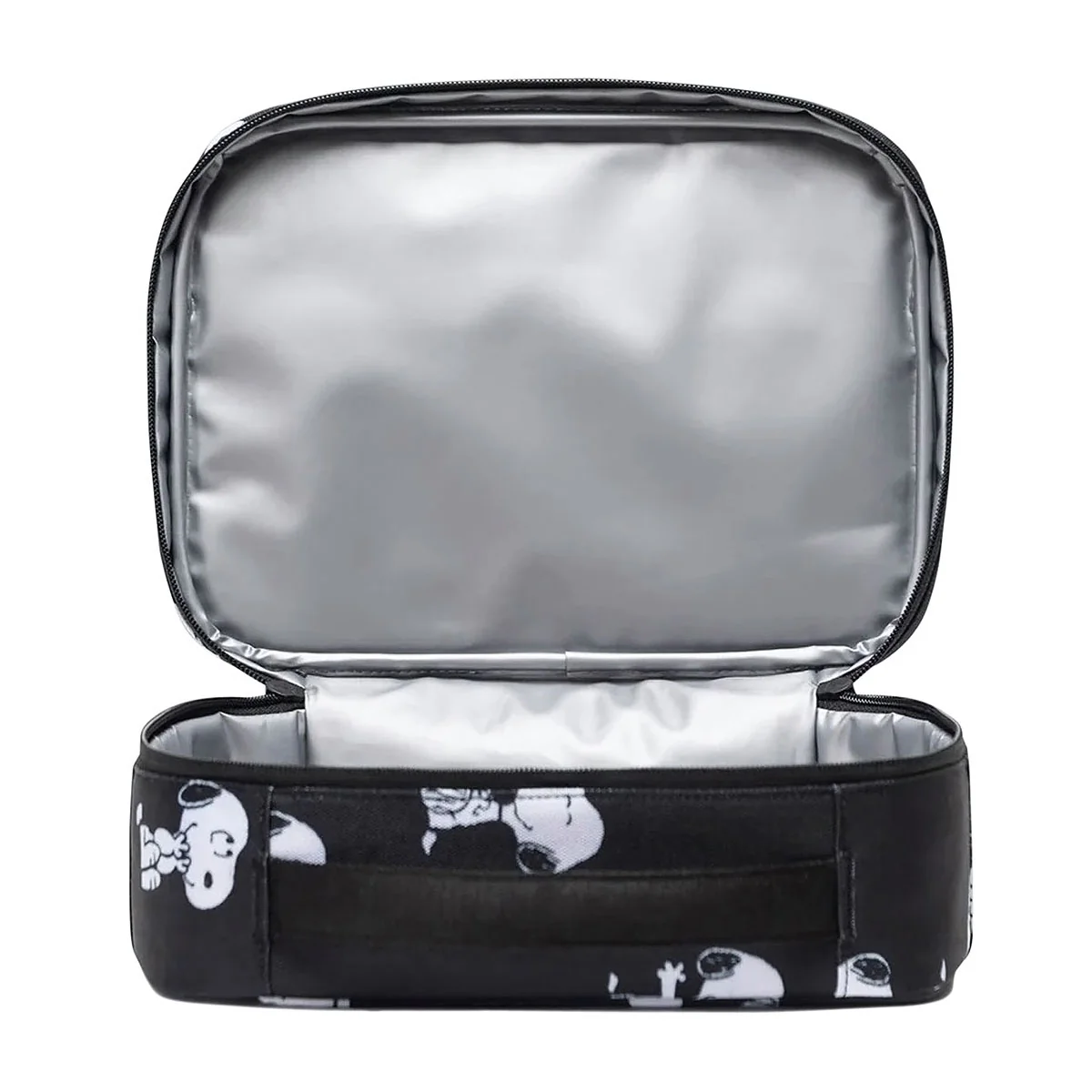 Herschel Supply x Peanuts Pop Quiz Lunch Box - Snoopy And Woodstock Black - Image 3