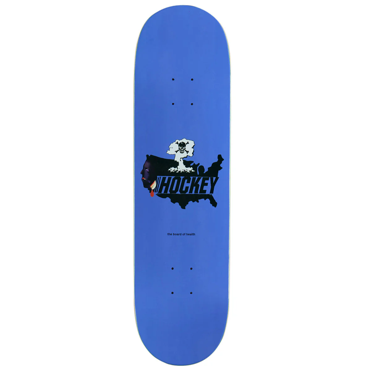 Hockey Board Of Health Shape 2 Team Skateboard Deck - 8.38"