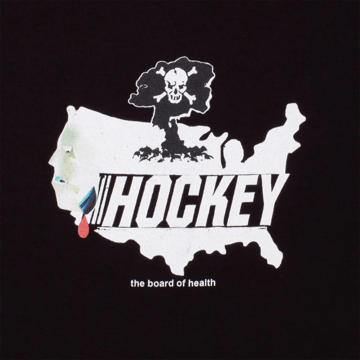 Hockey Board Of Health T-Shirt - Black - Image 2