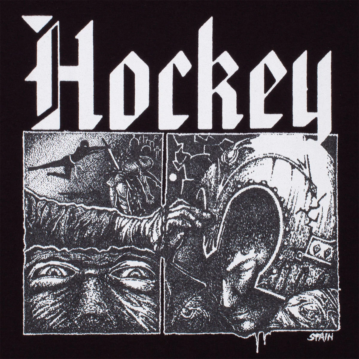 Hockey Middle Earth T-Shirt - Black - Image 2
