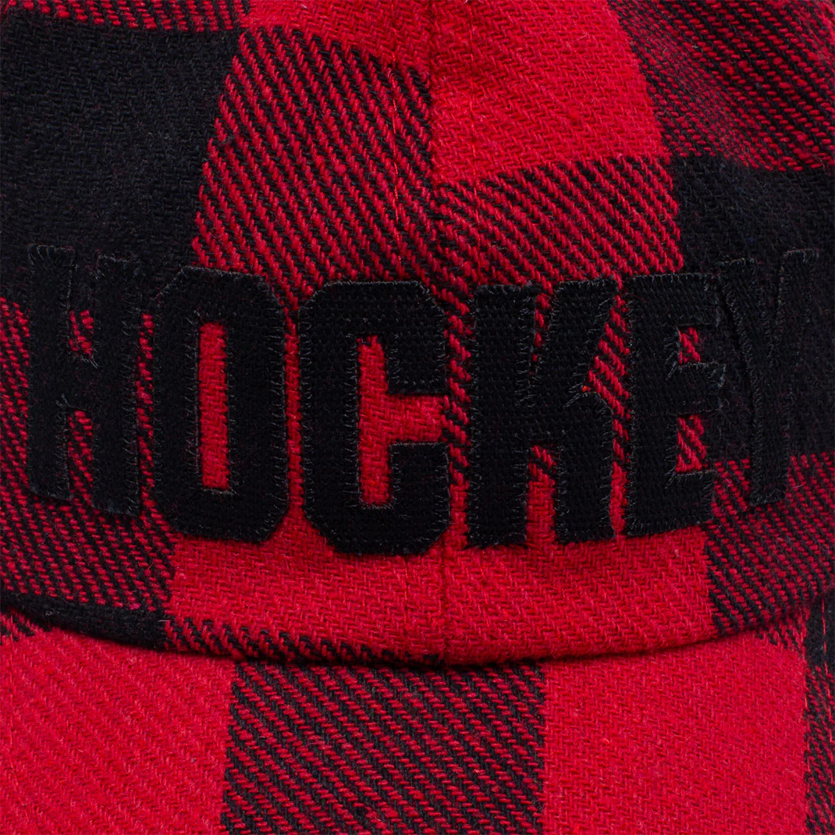 Hockey Plaid Hat - Red - Image 7