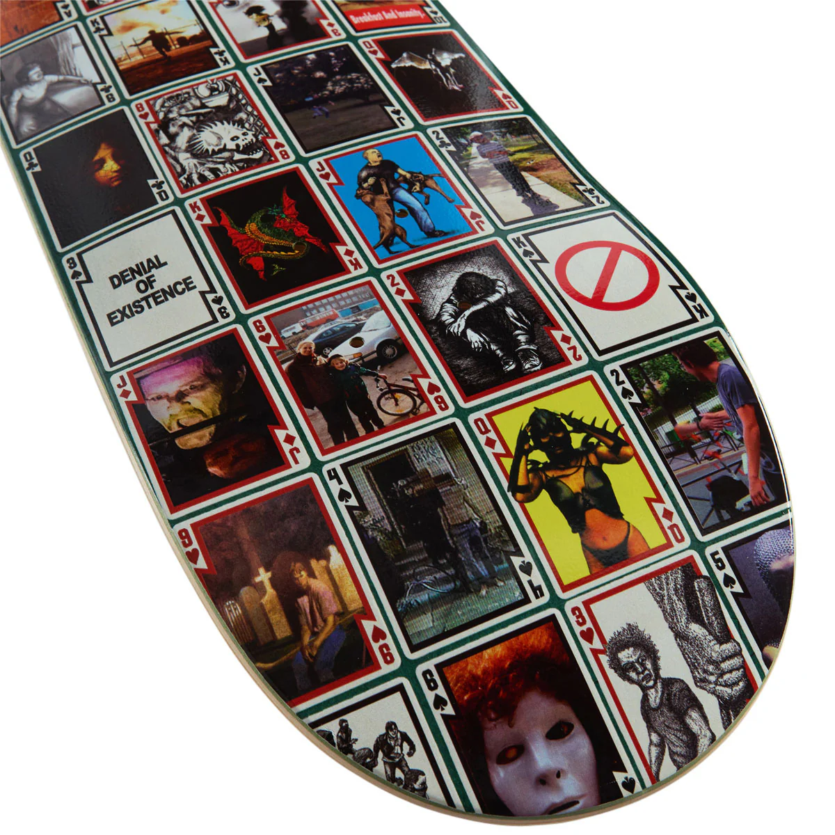 Hockey Playing Cards Shape 1 Team Skateboard Deck - 8.25" - Image 4