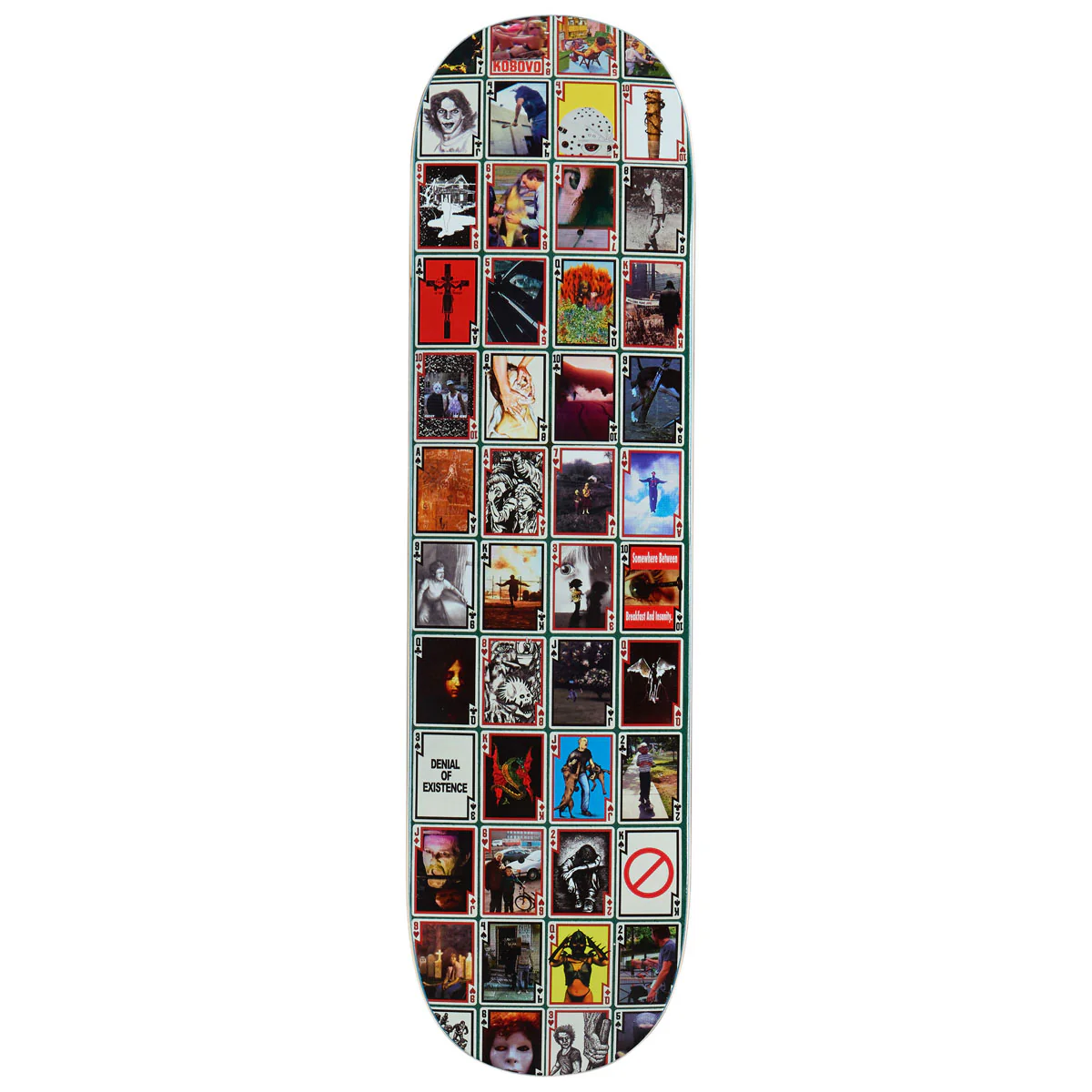 Hockey Playing Cards Shape 1 Team Skateboard Deck - 8.50"