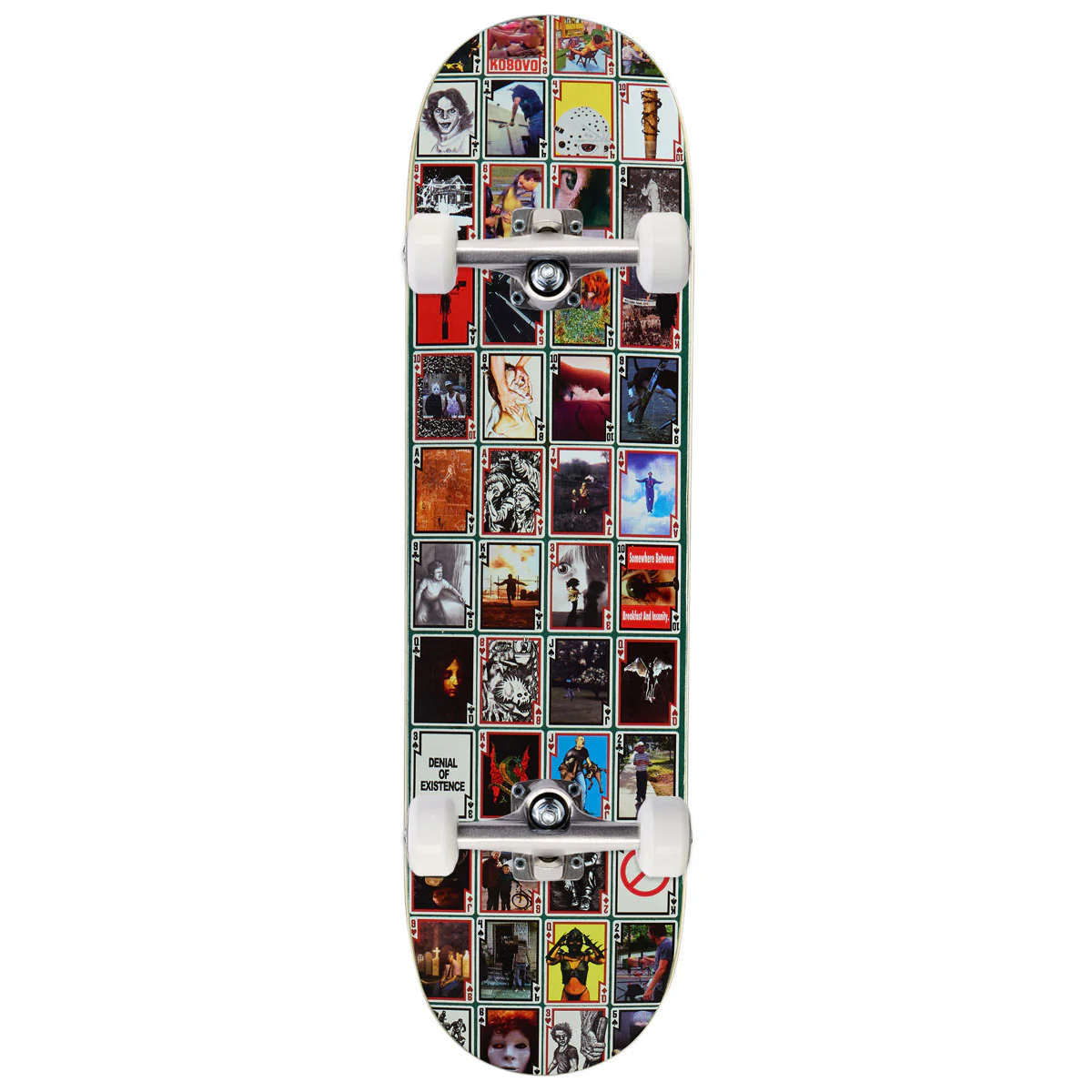Hockey Playing Cards Shape 2 Team Skateboard Complete - 8.50"