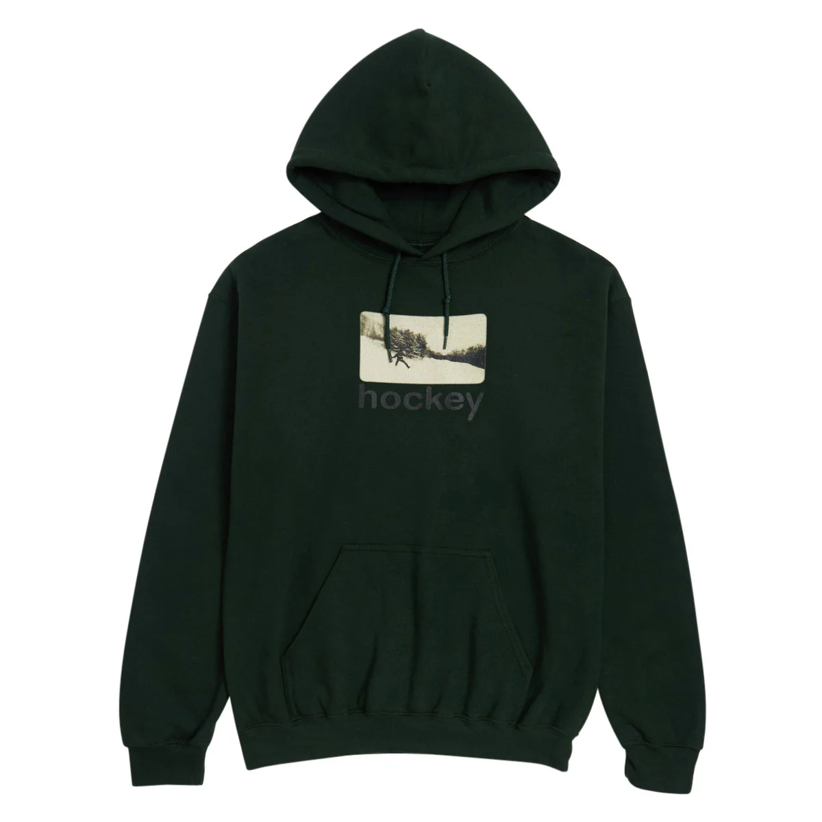 Hockey Take Off Hoodie - Forest Green