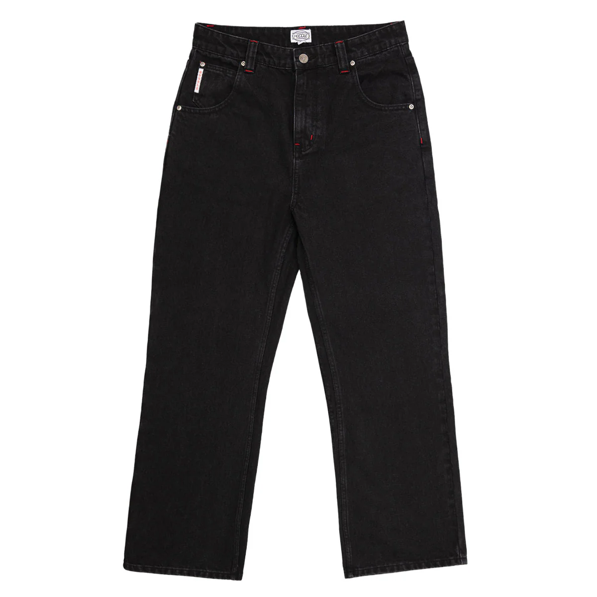 Hoddle Routine Straight Cut Jeans - Black